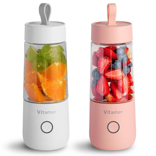 350ml Portable USB Blender – Rechargeable Electric Juicer & Smoothie Cup